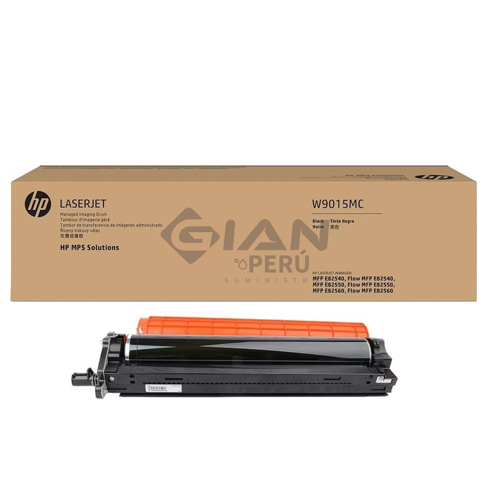 La Unidad de imagen Hp W9015MC LaserJet, Es Compatible con Impresora Managed Flow MFP E82540/ E82550/ E82560 Black 396,000 páginas.