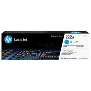 Toner HP W2221A (222A) Cian, Para impresoras HP LaserJet Pro 3201 |3204| 3303 |MFP 3288DN |3388SDW |3388FDW Con Rendimiento de 1,200 Páginas.