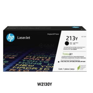 Compra Tóner HP 213Y Negro W2130Y Original. Alto rendimiento 18,000 páginas para HP Color LaserJet Enterprise. Calidad y garantía HP.