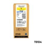 Compra la Tinta Epson T01D420 Yellow Original C13T01D420 para impresoras Epson WorkForce Pro. Alto rendimiento de hasta 20,000 páginas.