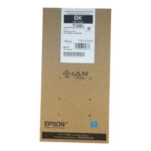 Compra la Tinta Epson T12B1 Negro Original C13T12B12A para Epson WorkForce Pro WF-M5399 y WF-M5899. Rendimiento 10,000 páginas.