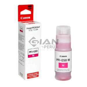 Botella de Tinta Canon PFI-050, Es compatible con los siguientes modelos Canon imagePROGRAF TC-20 / iPF TC-20M, magenta 7,300 Páginas.