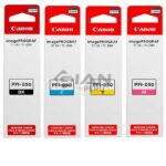 El kit de Botella de Tinta Canon PFI-050, Es compatible con los siguientes modelos Canon imagePROGRAF TC-20 / iPF TC-20M, 7,300 Páginas.