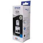 Compra la Botella de Tinta Epson T524 Negro Original de 127 ml. Compatible con impresoras EcoTank L6490 y L15150.