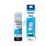 La Botella Tinta Epson T544 Cian, Código T544220-AL es Compatible con Impresoras Epson EcoTank L3110 / L3160 / L5590. 7,500 Páginas.