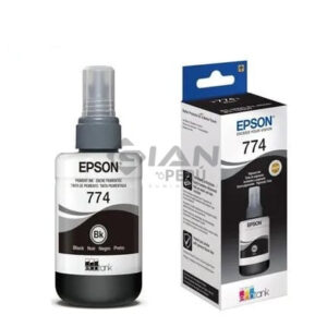 La Botella Tinta Epson T774120 Negro, Código T774120-AL es Compatible con Impresoras Epson EcoTank M105, M200, L205 7,500 Páginas.
