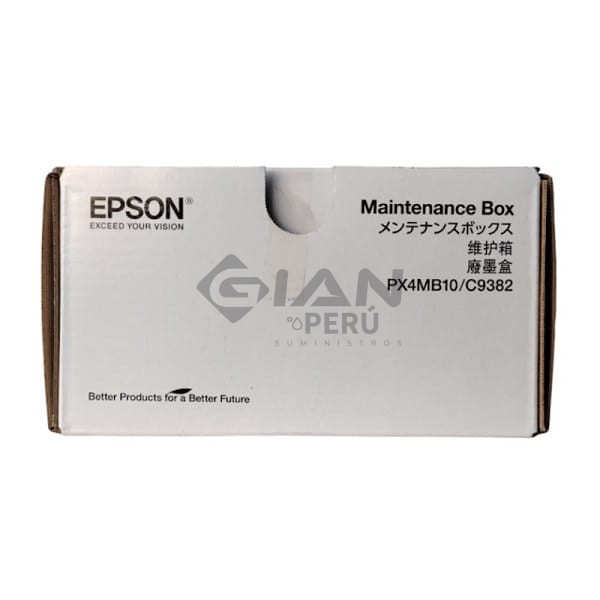 Caja de Mantenimiento Epson C9382 - PX4MB10 , Para impresoras Pro WF-C5310 | WF-C5390 | WF-C5810 | WF-C5890 Rendimiento 15pags.