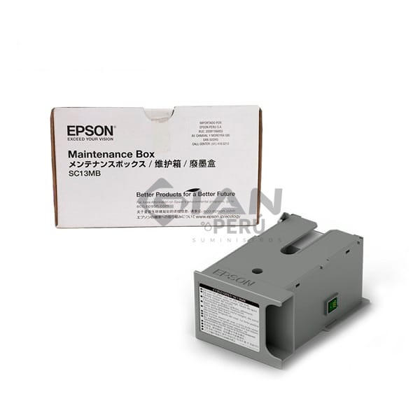 Caja de Mantenimiento Epson SC13MB, C13S210057 S210057, SureColor SC-T3100x, SC-T3170x, SC-F570, SC-F571, SC- F530, SC- F531