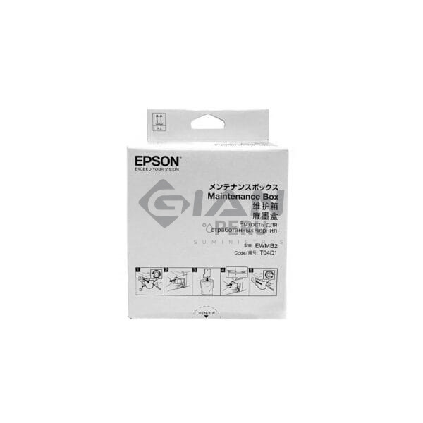 La Caja de Mantenimiento Epson T04D100/EWMB2, Es Compatible Con Impresora L6170 / L6191 / L14150 / ET-M3170 / ET.3750 / ET-4850.