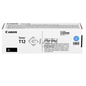 Cartucho de Toner Canon T12, Es compatible con los siguientes modelos Canon i-SENSYS X C1300/ C1333P/ C1333/ C1333i/ C1333If Cyan.