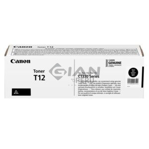 Cartucho de Toner Canon T12, Es compatible con los siguientes modelos Canon i-SENSYS X C1300/ C1333P/ C1333/ C1333i/ C1333If Negro.