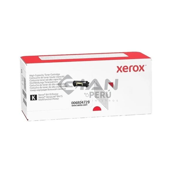 El Cartucho de Toner Xerox 006R04729, Es Compatible Con Impresora Xerox B410/ VersaLink B415 Negro, Con Rendimiento 14,000 Páginas.