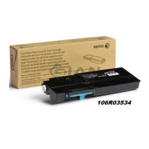 El Cartucho de Toner Xerox 106R03534 Cyan, Es Compatible Con Impresora Xerox VersaLink C400/C405, Rendimiento 8,000 Páginas.