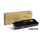 El Cartucho de Toner Xerox 106R03535 Magenta, Es Compatible Con Impresora Xerox VersaLink C400/C405, Rendimiento 8,000 Páginas.