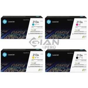 cartucho toner hp w2130a w2131a w2132a w2133a 213a color cyan negro cyan amarillo magenta