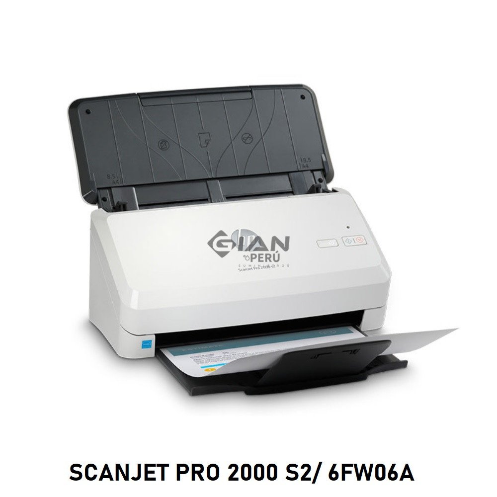 Compra el HP ScanJet Pro 2000 S2 (6FW06A), escáner profesional escaneo dúplex a 35 ppm/70 ipm, Ideal para oficinas y empresas.