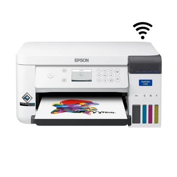 Impresora de Sublimación Epson SC-F170 · Marca: Epson Modelo: SureColor SC-F170 Tamaño: A4 · Resolución Impresión: 1.200 ppp x 600 ppp