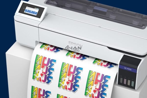 Epson SureColor F570 de sublimación 24". Impresión profesional, tinta UltraChrome DS, Wi-Fi y resolución de hasta 2400 x 1200 dpi.
