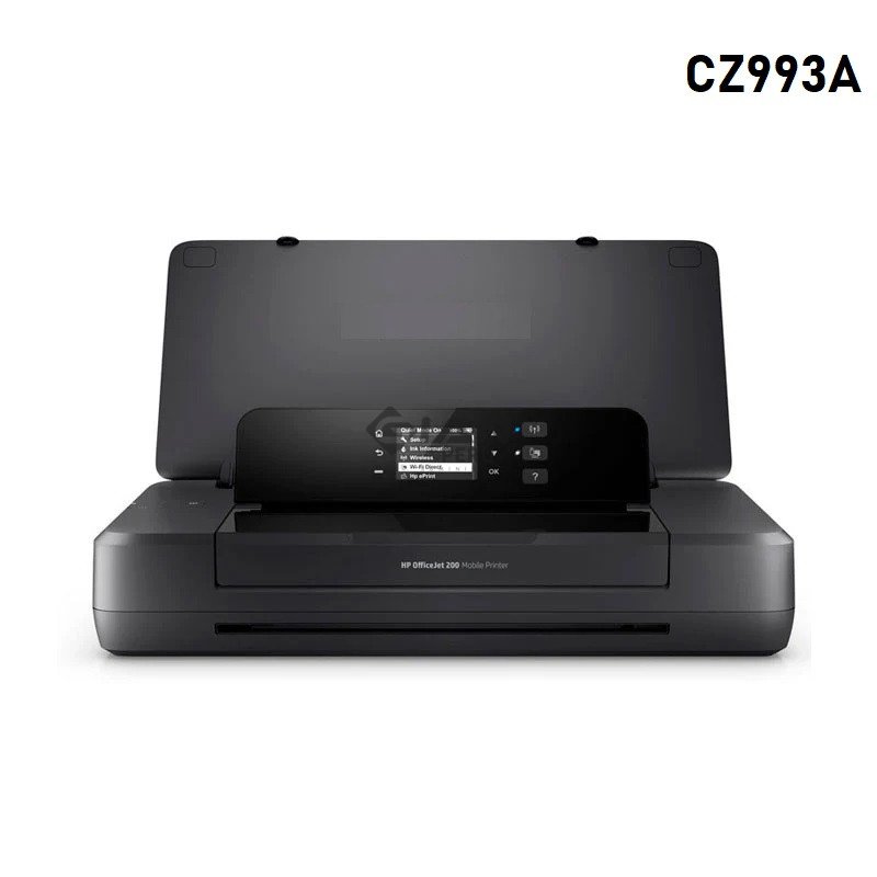 Impresora HP OfficeJet 200 Mobile CZ993A portátil con Wi-Fi, USB, batería recargable. Ideal para imprimir desde laptop, tablet o celular.