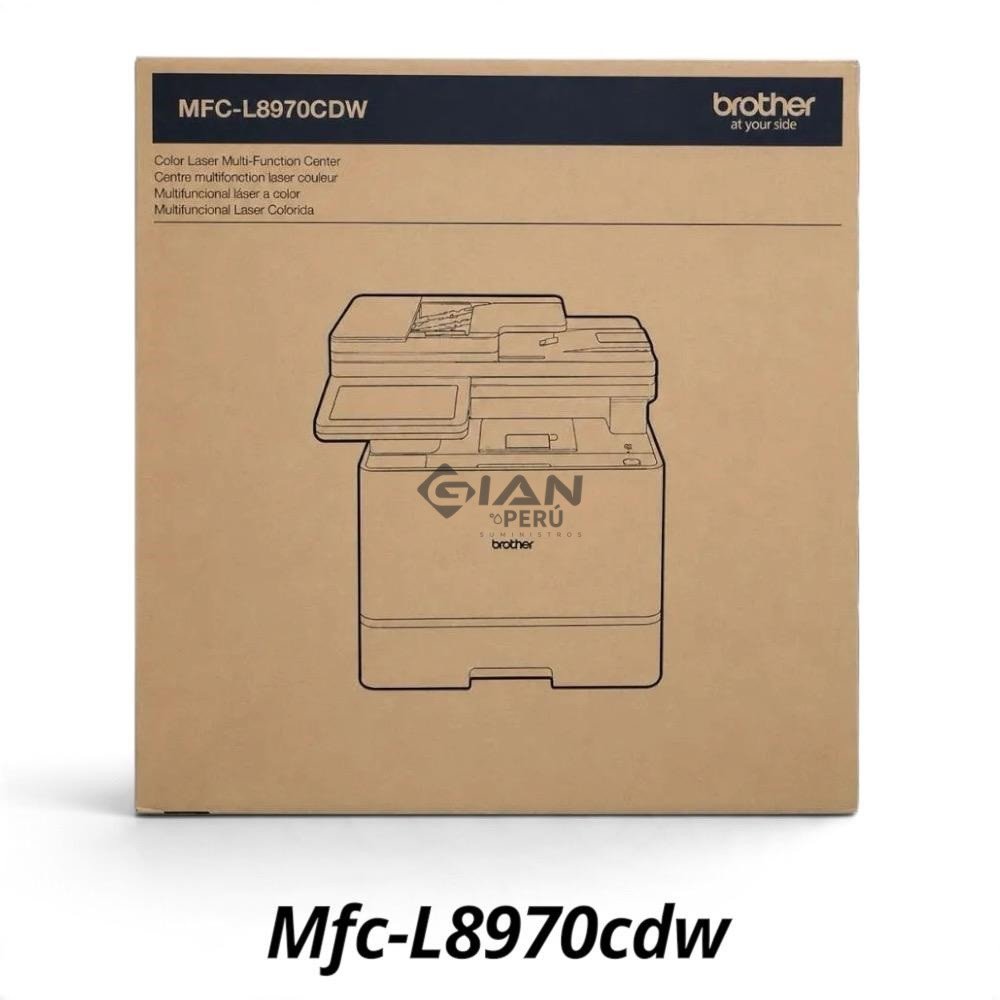Impresora Brother MFC-L8970CDW láser color multifuncional. Imprime, copia, escanea y envía fax. Wi-Fi, Ethernet y dúplex. Cotiza ya!.