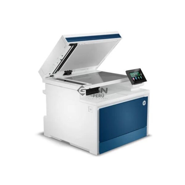 Multifuncional HP Mfp 4303fdw láser color con Wi-Fi, dúplex automático y funciones de impresión, copia, escaneo y fax.