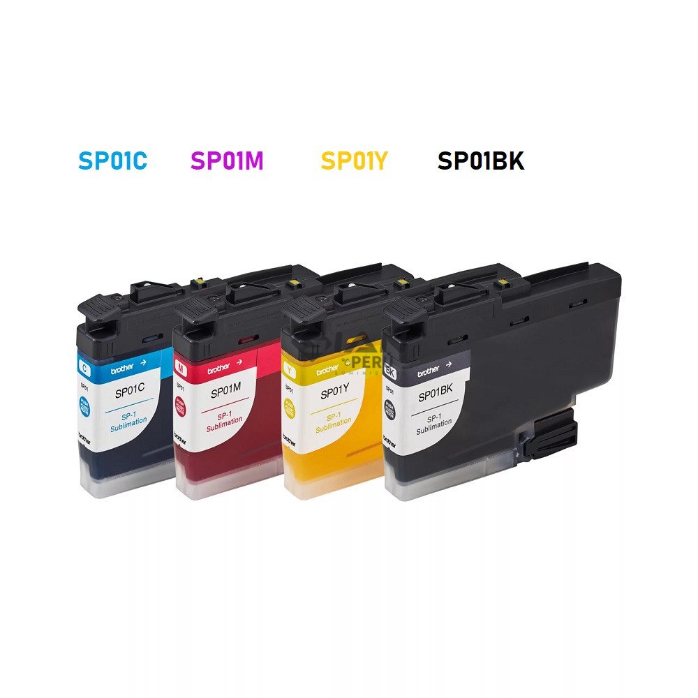 Compra kit de Tinta Brother SP01 Black, cyan, magenta, yellow Original para impresora Brother SP-1. Calidad profesional, negros intensos, envío a todo Perú y garantía.