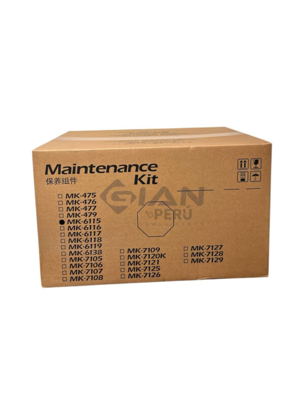 kit-de-mantenimiento-mk-6115-kyocera El Kit de Mantenimiento Kyocera MK-6115 Es Compatible Con Impresoras Ecosys M4125idn / 4132idn, Tiene Un Rendimiento De 300,000 Páginas.