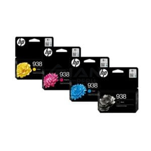 Los Cartucho kit de Tinta Hp 938 Negro, Es compatible con OfficeJet Pro 9110, 9120, 9130, 9720, 9730, Rendimiento 1250 y Color 800 Págs.