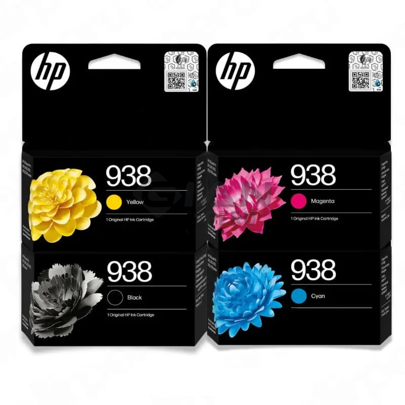 Los Cartucho kit de Tinta Hp 938 Negro, Es compatible con OfficeJet Pro 9110, 9120, 9130, 9720, 9730, Rendimiento 1250 y Color 800 Págs.