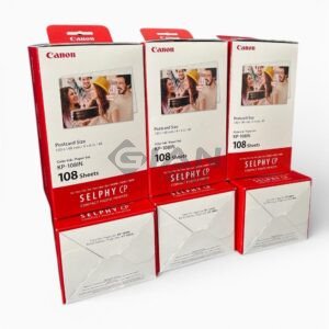El kit de Tinta Canon KP-108IN, Es compatible con los siguientes modelos de Canon Fotográfico Selphy CP800 / CP900 / CP910 / CP1200.