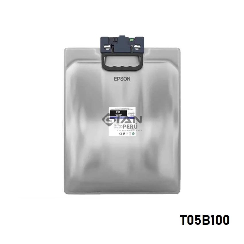 Tinta Epson T05B120 Negro Original para WF-C878R y WF-C879R. Ultra alta capacidad y rendimiento de hasta 86,000 páginas ISO.