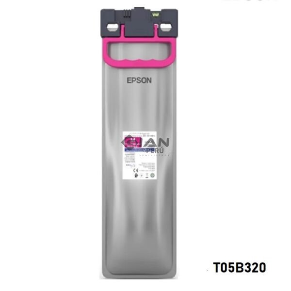 Tinta Epson T05B320 Magenta Original para WF-C878R y WF-C879R. Ultra alta capacidad, DURABrite Pro y hasta 50,000 páginas ISO.