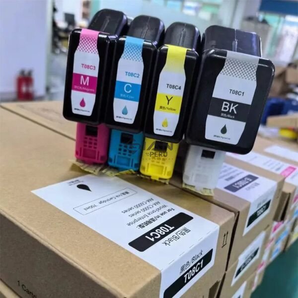 Compra la Tinta Epson T08C Negro, cyan, magenta, yellow Original de alto rendimiento Calidad profesional, secado rápido y envío a todo el Perú.