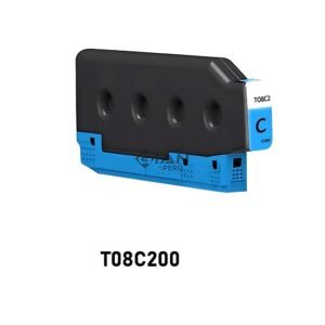 Compra la Tinta Epson T08C200 Cyan Original de 30,000 páginas. Compatible con Epson WorkForce Enterprise AM-C5000 y AM-C6000.