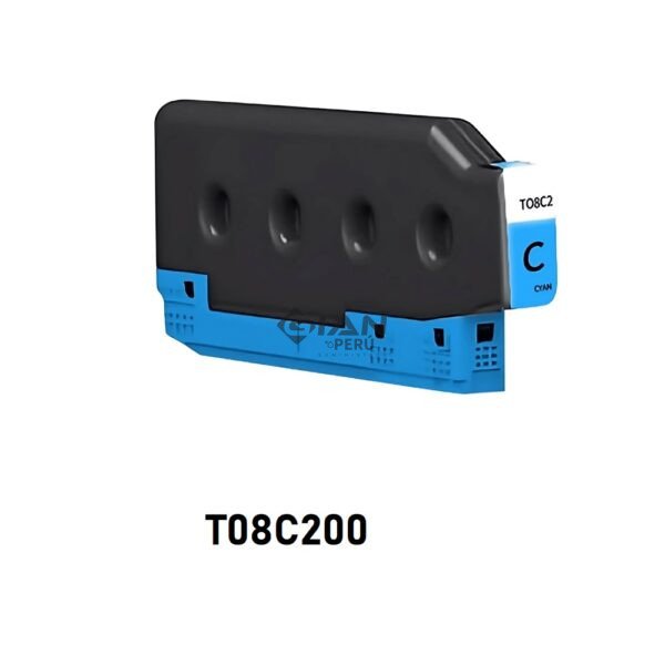 Compra la Tinta Epson T08C200 Cyan Original de 30,000 páginas. Compatible con Epson WorkForce Enterprise AM-C5000 y AM-C6000.