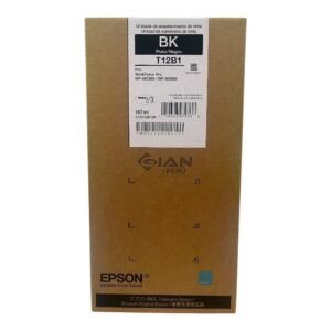Compra la Tinta Epson T12B1 Negro Original C13T12B12A para Epson WorkForce Pro WF-M5399 y WF-M5899. Rendimiento 10,000 páginas.