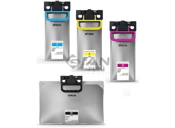La Bolsa de Tinta Epson T12P100 T12P Negro, Es Compatible Con Impresoras Epson workForce Pro EM-C800| EP-C800, 50,000 Páginas.