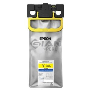 La Bolsa de Tinta Epson T12P400 (T12P4) Yellow, Es Compatible Con Impresoras Epson workForce Pro EM-C800| EP-C800, 20,000 Páginas.