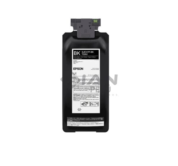 El Cartucho de Tinta Epson T55N120 SJIC47P Brillante Black, Es Compatible Con Impresora Epson ColorWorks CW-C8000u Volumen 480ml.