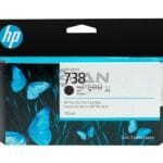 El Cartucho de Tinta Hp 698N4A Negro 738, Es Compatible Con Impresora e Plotter Hp DesignJet T850 / T950 MFP Series, Volumen 130 Mililitros. 