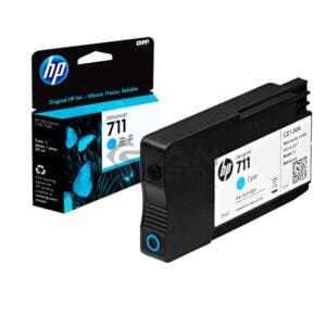 El Cartucho de Tinta Hp CZ130AL Cyan 711, Es Compatible Con Impresora Plotter Hp DesignJet T120 / T520, Volumen De Tinta 29ml.