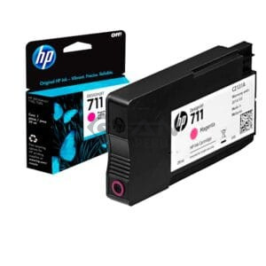 El Cartucho de Tinta Hp CZ131AL Magenta 711, Es Compatible Con Impresora Plotter Hp DesignJet T120 / T520, Volumen De Tinta 29ml.