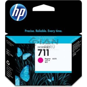 El Cartucho de Tinta Hp CZ131AL Magenta 711, Es Compatible Con Impresora Plotter Hp DesignJet T120 / T520, Volumen De Tinta 29ml.