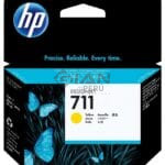 El Cartucho de Tinta Hp CZ132AL Yellow 711, Es Compatible Con Impresora Plotter Hp DesignJet T120, T520, Volumen De Tinta 29ml.