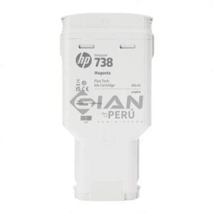 El Cartucho de Tinta Hp 676M7A Magenta 738, Es Compatible Con Impresora e Plotter Hp DesignJet T850 / T950 MFP Series, Volumen 300ml.