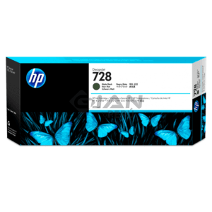 El Cartucho de Tinta Hp F9J68A Negro 728, Es Compatible Con Impresora e Plotter Hp DesignJet T730 / T830 MFP Series, Volumen 300 Mililitros.