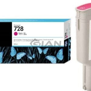 El Cartucho de Tinta Hp F9K16A Magenta 728, Es Compatible Con Impresora e Plotter Hp DesignJet T730 / T830 MFP Series, Volumen 300ml. 