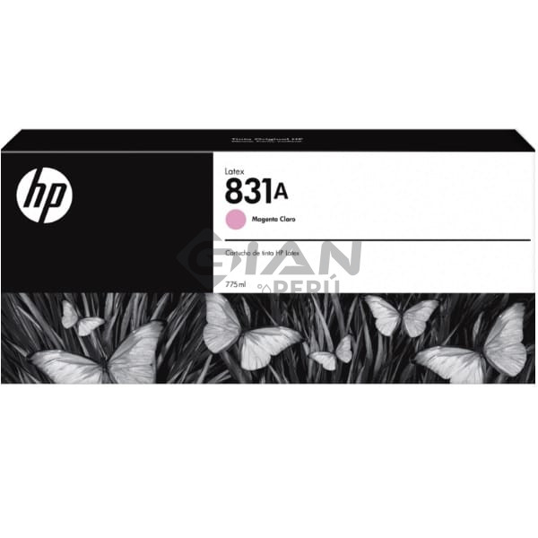Cartucho de Tinta HP Látex CZ687A, 831a Light Magenta Para HP Látex 310/ 315/ 330/ 335/ 360/ 365/ 370/ 375/ 560/ 570 -En Lima Perú