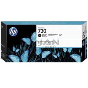 El Cartucho Tinta Hp P2V73A, 730 Color Photo Black, para impresoras DesignJet T1600/ T1600Dr/ T2600/ T2600Dr/ T1700/ T1700 de 300ml.