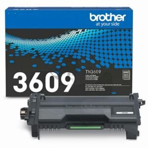 El Cartucho Toner Brother TN3609 Black, Es Compatible Con Impresora Brother DCPL5510DN, DCPL5660DN, Rendimiento 3,000 Páginas.